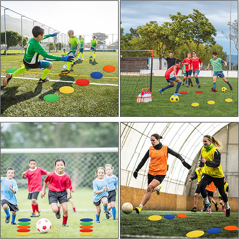 Futball-edzésre szánt korong digitális logóval, vastított, PP anyagú, testreszabható, Tengbo Sports edzéssegéd