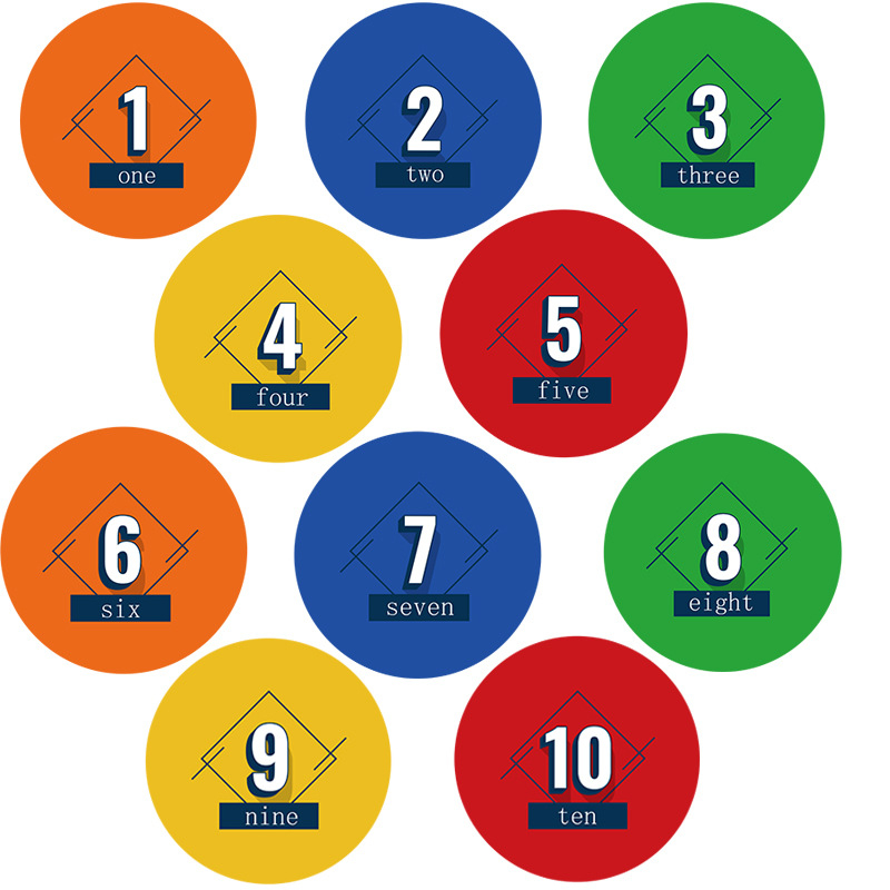 Futball-edzésre szánt korong digitális logóval, vastított, PP anyagú, testreszabható, Tengbo Sports edzéssegéd