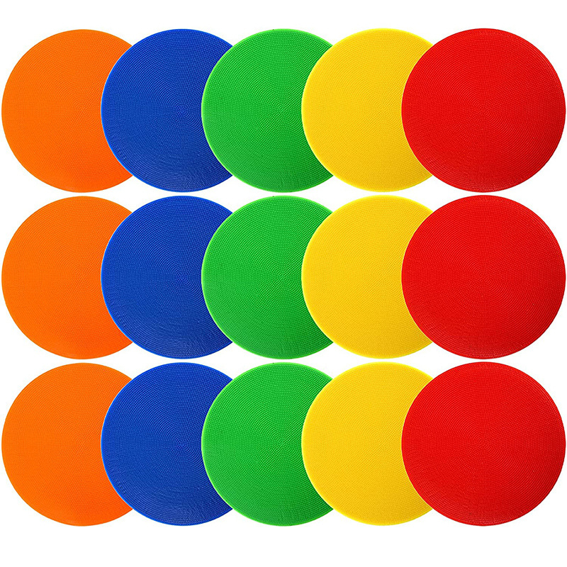 Futball-edzésre szánt korong digitális logóval, vastított, PP anyagú, testreszabható, Tengbo Sports edzéssegéd