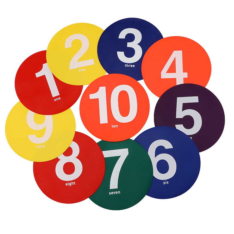 Futball-edzésre szánt korong digitális logóval, vastított, PP anyagú, testreszabható, Tengbo Sports edzéssegéd