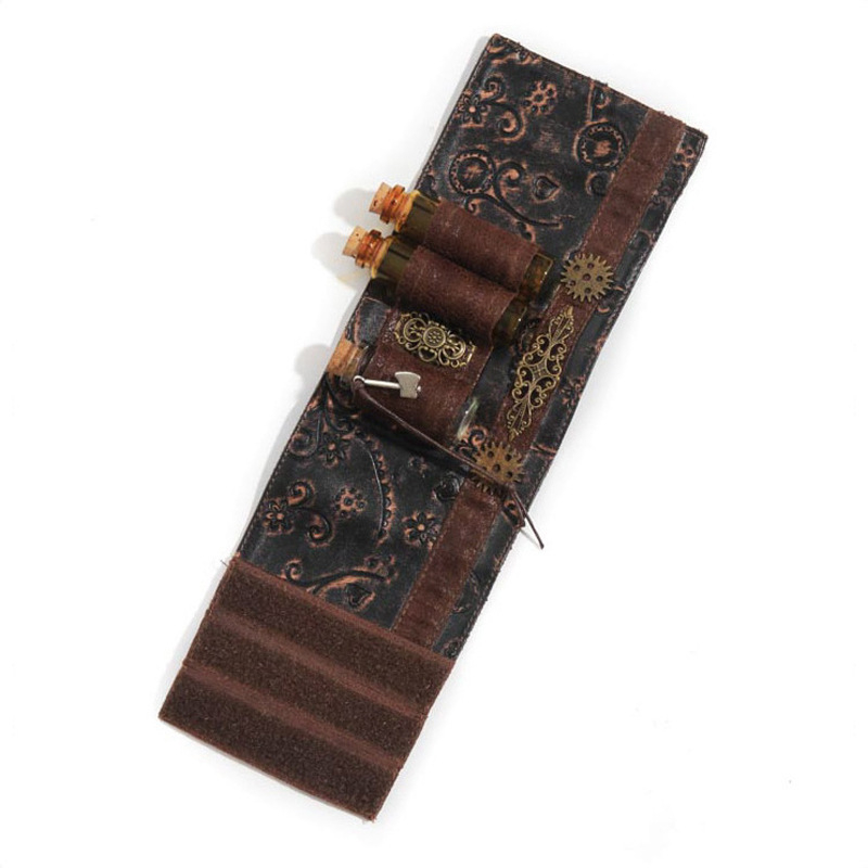 Fém karkötő retro punk stílussal, uniszex, kézzel készített, díszítő kiegészítő