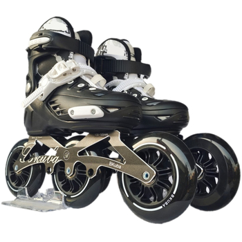 Inline skates za početnike, za odrasle i djecu, brze, s prilagodljivom trokolnom konstrukcijom i protukliznom površinom