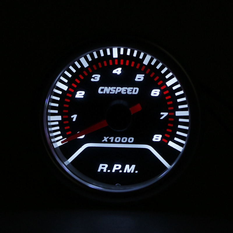 Autóipari mérőműszer, modell 614, ABS műanyag, 12V, többparaméteres mérő: psi nyomás, kipufogó hőmérséklet, vízhőmérséklet, olajhőmérséklet, feszültség