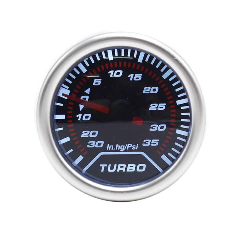 Autóipari mérőműszer, modell 614, ABS műanyag, 12V, többparaméteres mérő: psi nyomás, kipufogó hőmérséklet, vízhőmérséklet, olajhőmérséklet, feszültség