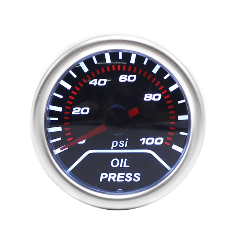 Autóipari mérőműszer, modell 614, ABS műanyag, 12V, többparaméteres mérő: psi nyomás, kipufogó hőmérséklet, vízhőmérséklet, olajhőmérséklet, feszültség