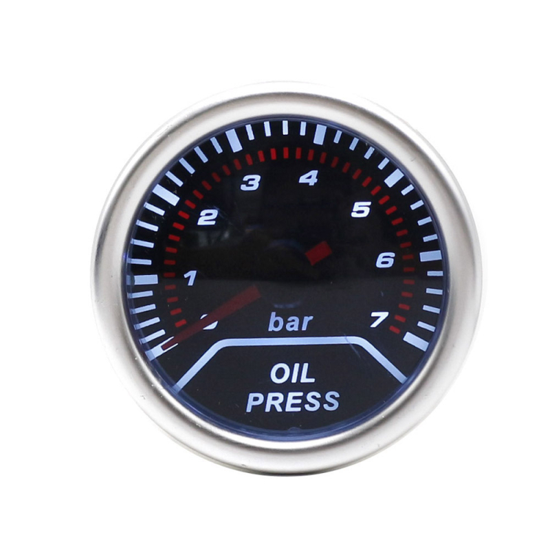 Autóipari mérőműszer, modell 614, ABS műanyag, 12V, többparaméteres mérő: psi nyomás, kipufogó hőmérséklet, vízhőmérséklet, olajhőmérséklet, feszültség