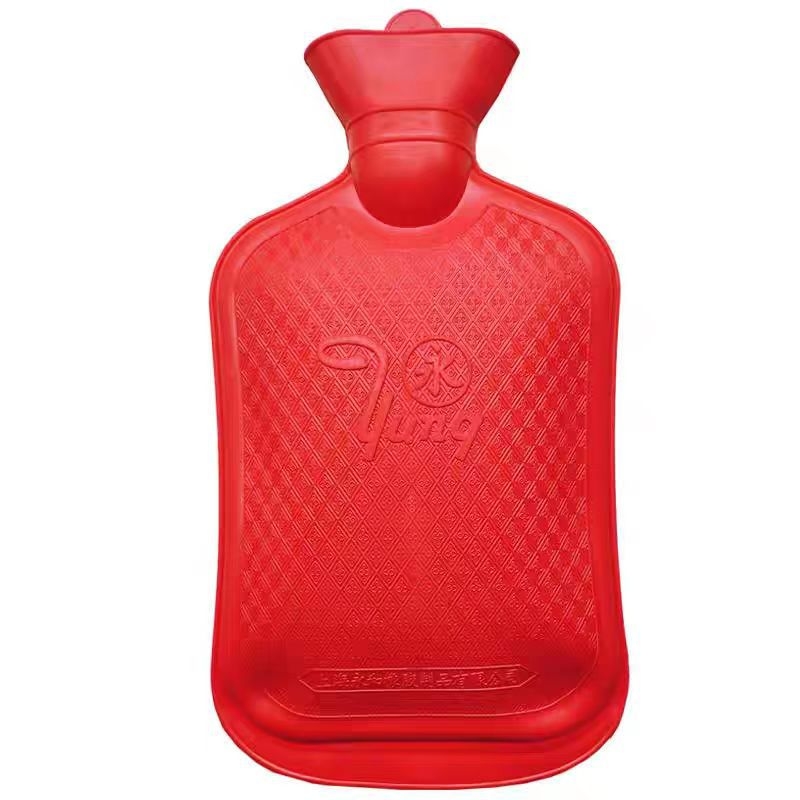 Gumi melegvíz-palack, nagy sík kivitel, 1750 ml, töltéssel melegítés, meleg és hideg használatra