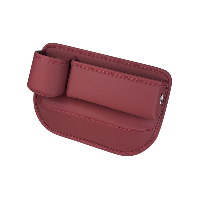 Δερμάτινο κουτί αποθήκευσης κενών ανάμεσα στο κάθισμα αυτοκινήτου με ρόλερ, αδιάβροχο, μονωμένο και με λαβή