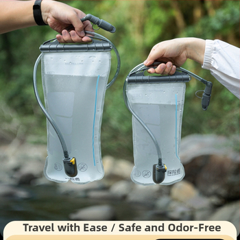 Kültéri víztáska túrázáshoz, 2L kapacitás, vízálló anyag, összecsukható, univerzális stílus