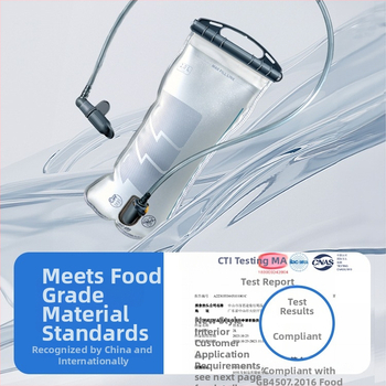 Kültéri víztáska túrázáshoz, 2L kapacitás, vízálló anyag, összecsukható, univerzális stílus