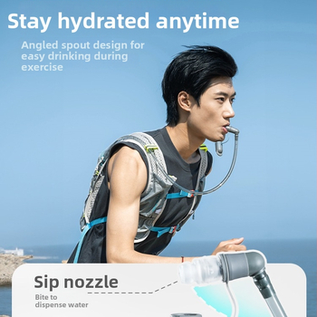 Kültéri víztáska túrázáshoz, 2L kapacitás, vízálló anyag, összecsukható, univerzális stílus