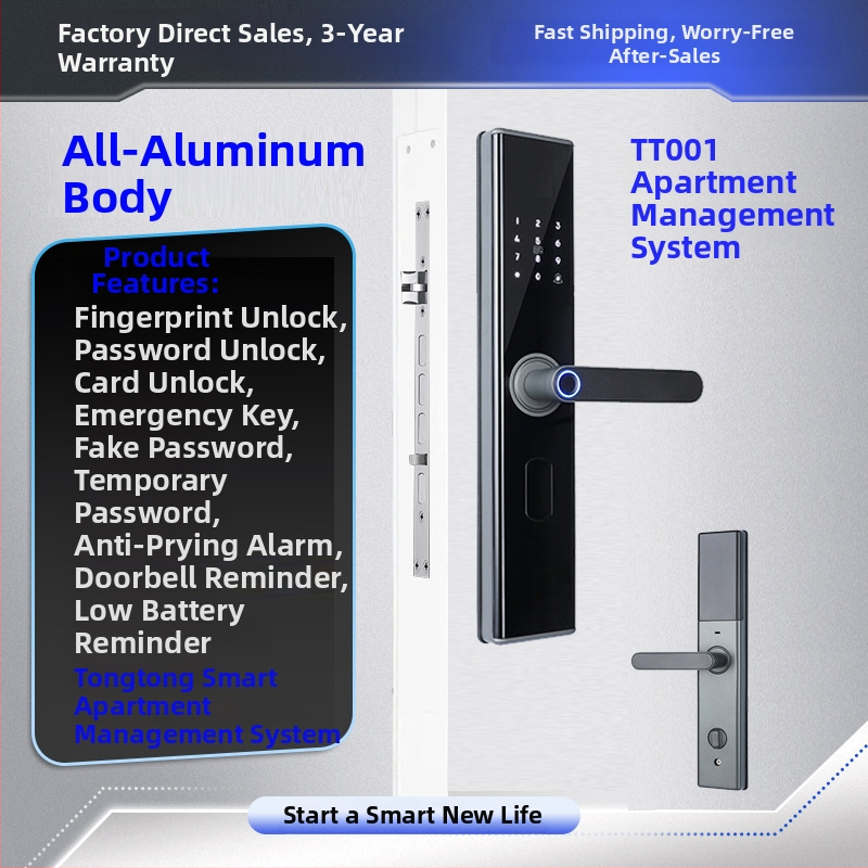 Inteligentná zámka s odtlačkom prsta a 3D rozpoznávaním tváre, model C10, kapacita ukladania odtlačkov 100, viac ako 200k odomknutí, čas skenovania 0.01 s