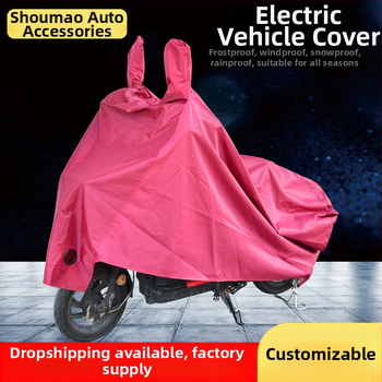 Elektromos jármű esővédő – teljes fedő, vízálló, szél- és porálló védőhuzat elektromos kerékpárhoz/robogóhoz