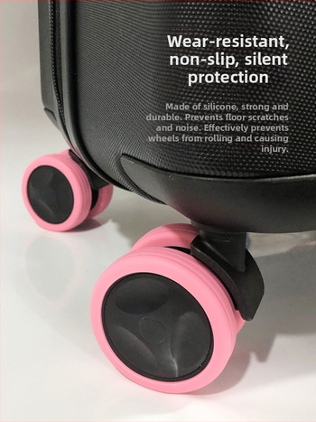 Mijiya Silikónový kryt koliesok batožiny, odolný voči opotrebeniu, univerzálny