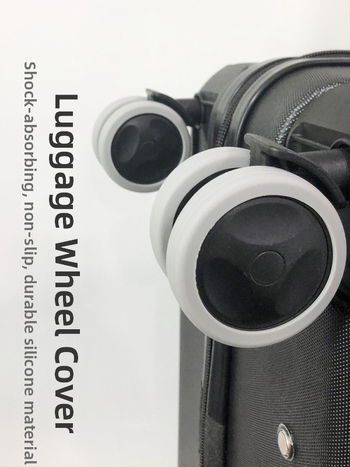 Mijiya Silikónový kryt koliesok batožiny, odolný voči opotrebeniu, univerzálny