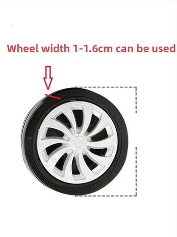 Mijiya Silikónový kryt koliesok batožiny, odolný voči opotrebeniu, univerzálny