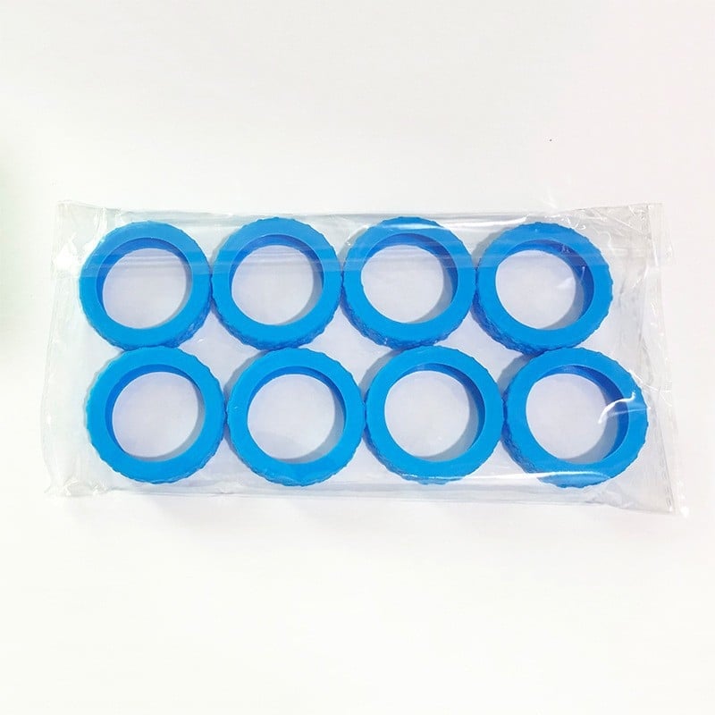 Mijiya σιλικόνη προστατευτικό κάλυμμα τροχού αποσκευών, ανθεκτικό στη φθορά, συμβατό με όλους τους τροχούς