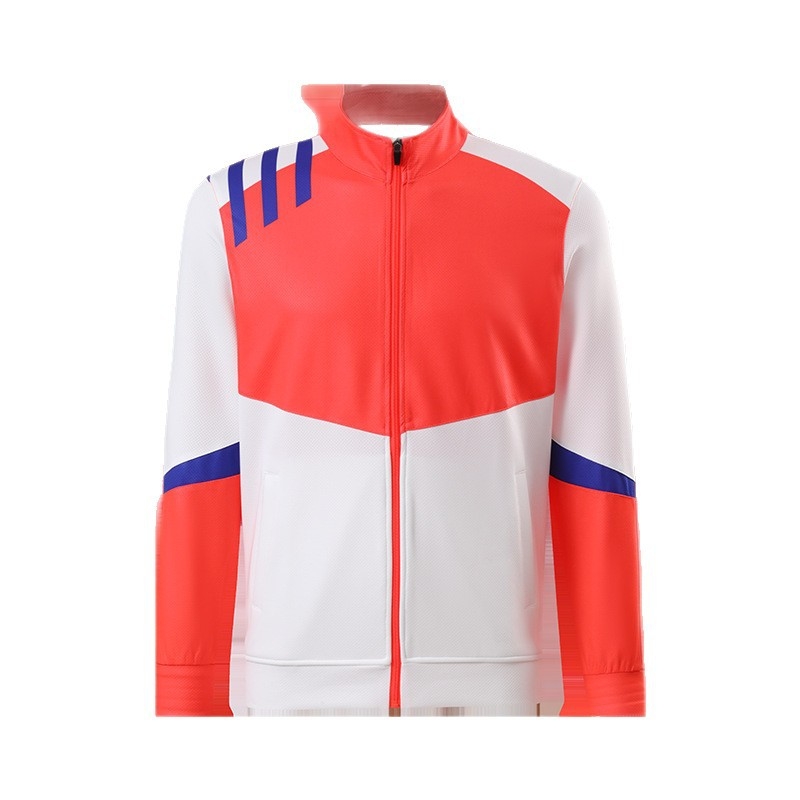 Σετ ομαδικών αθλητικών ενδυμάτων με μακρύ μανίκι για unisex — αναπνεύσιμο, ανθεκτικό στη φθορά, μείγμα χημικών ινών; κατάλληλο για χειμώνα, άνοιξη, φθινόπωρο