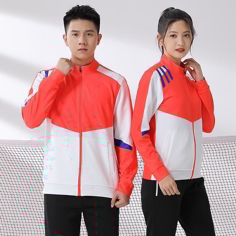 Σετ ομαδικών αθλητικών ενδυμάτων με μακρύ μανίκι για unisex — αναπνεύσιμο, ανθεκτικό στη φθορά, μείγμα χημικών ινών; κατάλληλο για χειμώνα, άνοιξη, φθινόπωρο