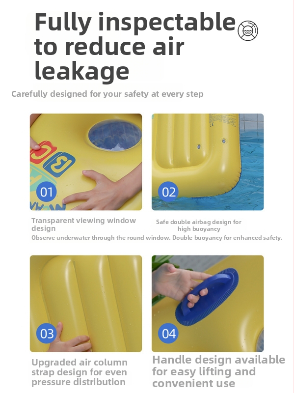 Gyerekeknek szánt felfújható szörfdeszka fogantyúval, vastagított kialakítás, anyag: környezetbarát PVC, márka Ugly