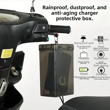 Krabica na nabíjačku pre elektromobil — vodotesná a prachotesná, na vonkajšie nabíjanie a skladovanie zásuvky