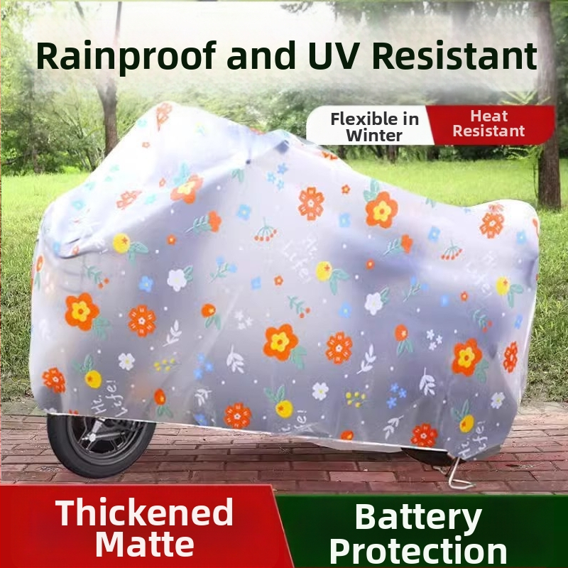 Kryt na elektrické vozidlo - ochrana proti dažďu a slnku, vodeodolný, jednoduchý štýl
