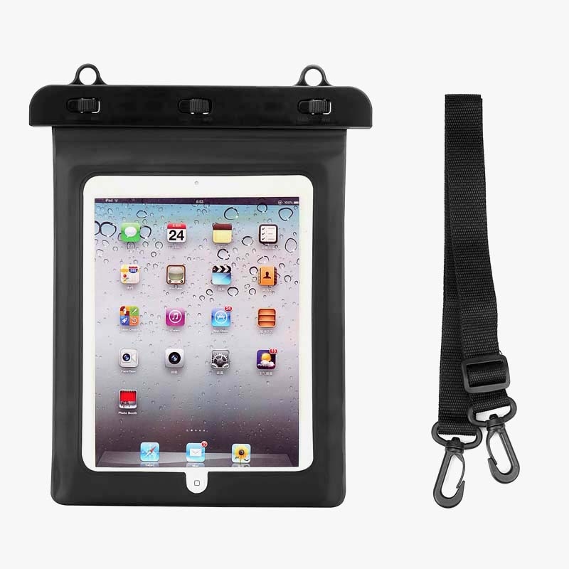 Prozirna PVC vodootporna futrola za tablet s zatvaranjem, 280 × 210 mm