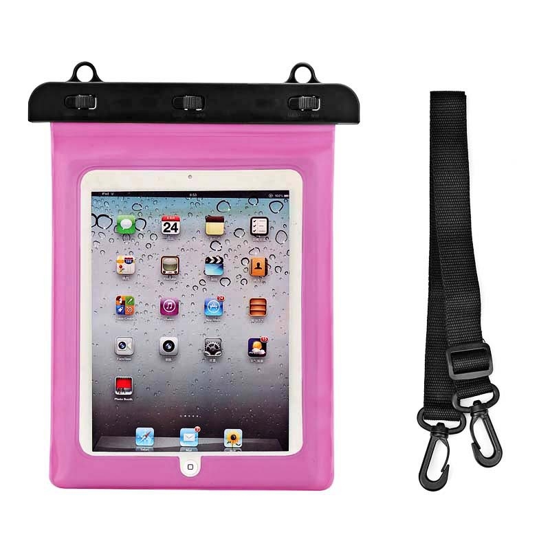 Prozirna PVC vodootporna futrola za tablet s zatvaranjem, 280 × 210 mm