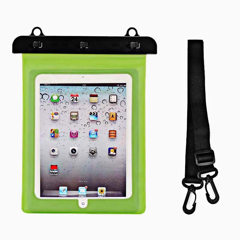 Prozirna PVC vodootporna futrola za tablet s zatvaranjem, 280 × 210 mm