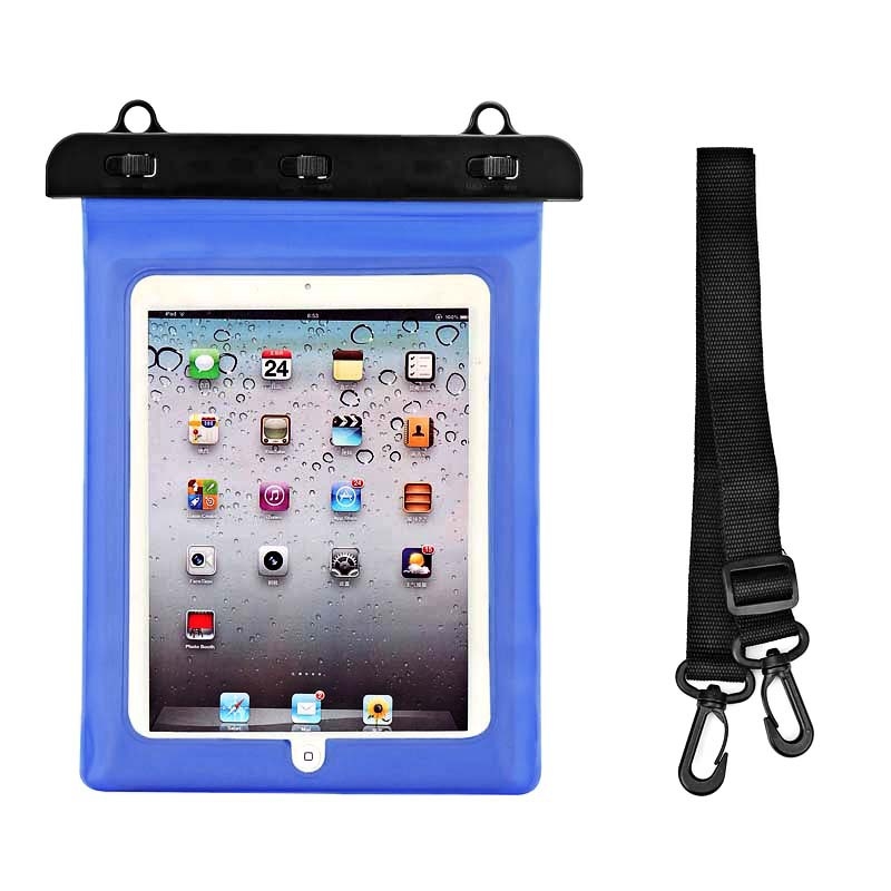 Prozirna PVC vodootporna futrola za tablet s zatvaranjem, 280 × 210 mm