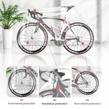 Dážďovka na bicykel proti dažďu, slnečná ochrana, prachotesná, vodotesná, odolná (pre cestné a horské bicykle)
