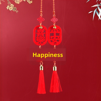 Visiaci doplnok do auta pre vnútornú výzdobu – persimón plod, ABS, model QCGJ-D1-2-100, vlastné spracovanie, jednoduchý štýl