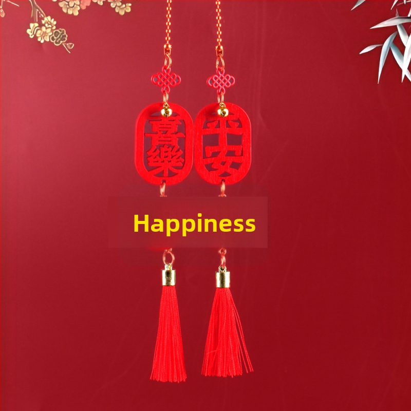 Visiaci doplnok do auta pre vnútornú výzdobu – persimón plod, ABS, model QCGJ-D1-2-100, vlastné spracovanie, jednoduchý štýl