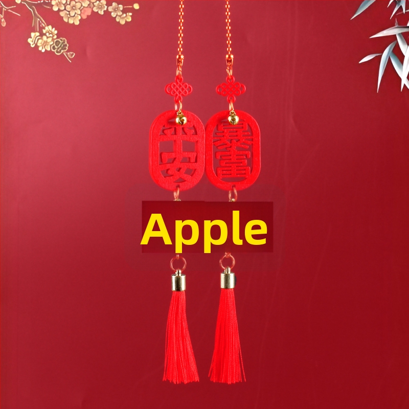 Visiaci doplnok do auta pre vnútornú výzdobu – persimón plod, ABS, model QCGJ-D1-2-100, vlastné spracovanie, jednoduchý štýl