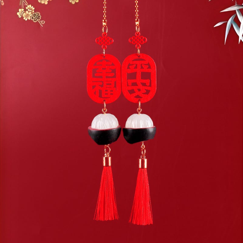 Автомобилен подвесен аксесоар за вътрешна украса – персимон плод, ABS, модел QCGJ-D1-2-100, персонализирана обработка, прост стил