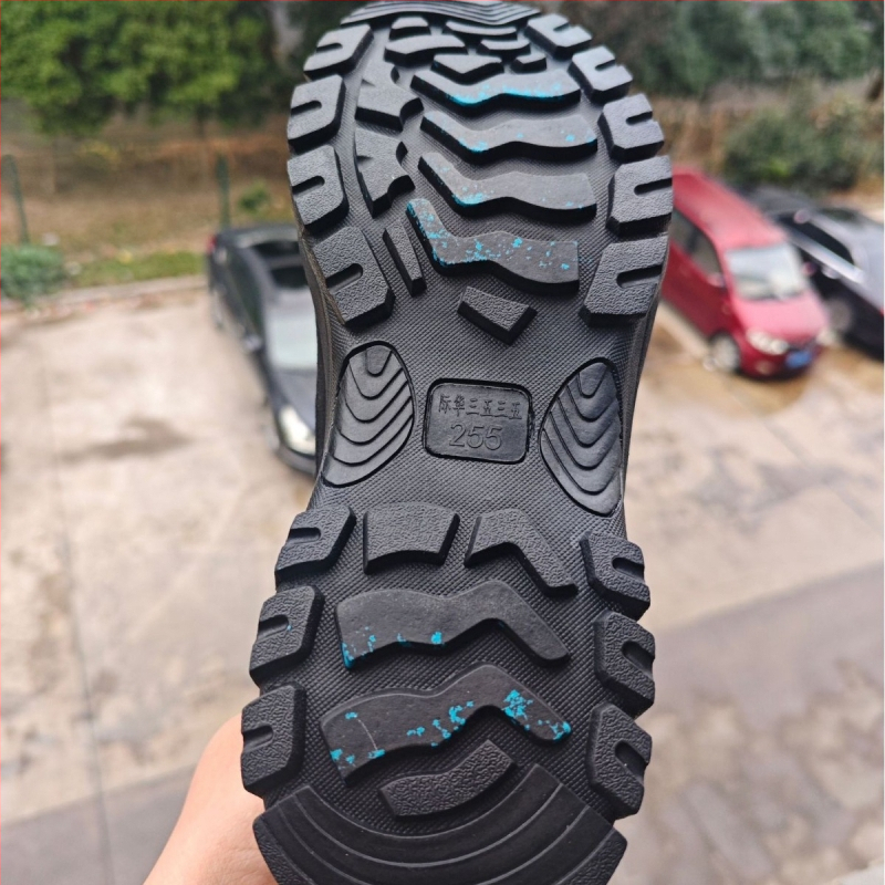 Požiarnická zimná tréningová obuv - semi-velúrové vysoké topánky do snehu pre outdoor turistiku, unisex, kód Fhx-17, Nylon tkanina, značka Jihua 3535