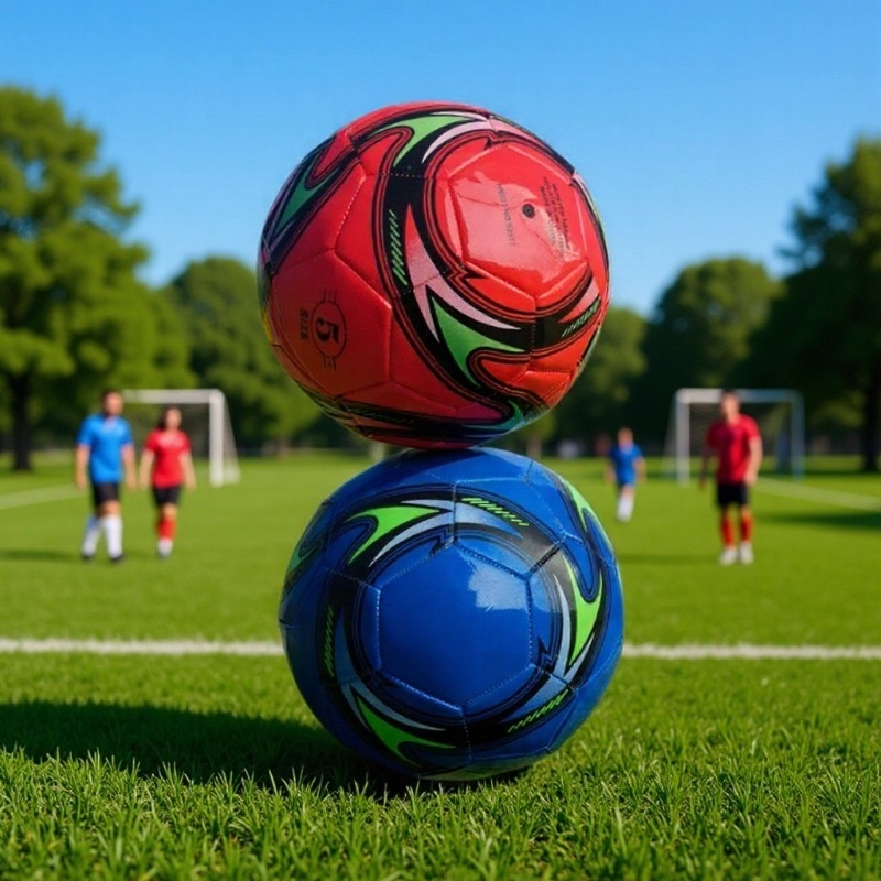 PU futball-labda, gépi varrással, vastagított konstrukció, edzésre és versenyre, logó testreszabás kampusz csapatok számára