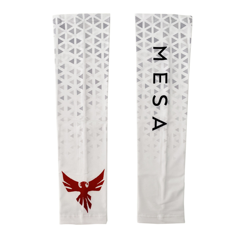 Колоездачни ръкави с слънцезащита и ледено-копринен ефект, полиестер, персонализирани с лого