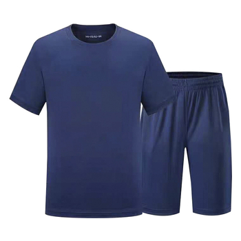 Edzésruha rövid ujjú felsővel és rövidnadrággal, uniszex felnőttek, tavasz, egyszínű modell, alkalmas túrázásra, hegymászatra és kempingezésre