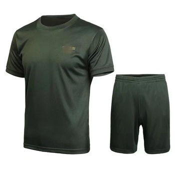 Unisex fitness set kratkih rukava – brzo sušenje, prozračan, odvlačenje vlage, pamukova smjesa