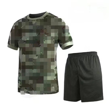 Unisex fitness set kratkih rukava – brzo sušenje, prozračan, odvlačenje vlage, pamukova smjesa