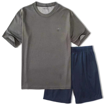 Unisex fitness set kratkih rukava – brzo sušenje, prozračan, odvlačenje vlage, pamukova smjesa