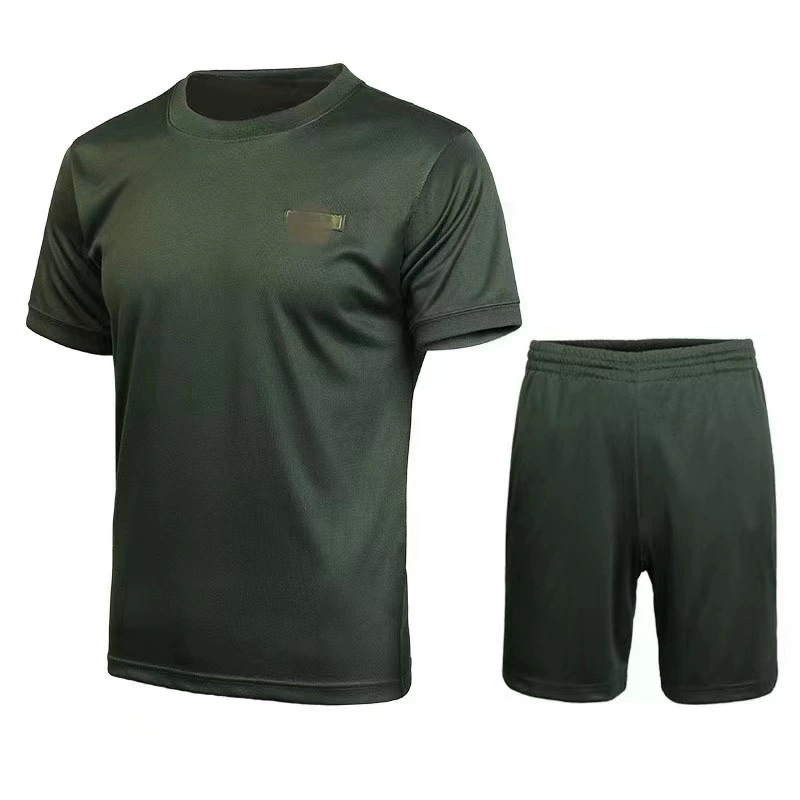 Unisex fitness set kratkih rukava – brzo sušenje, prozračan, odvlačenje vlage, pamukova smjesa
