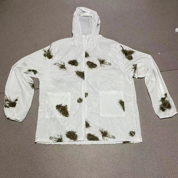 Ghillie kostim kamuflaža zima, poliester tkanina, zaštita od zračenja, unisex