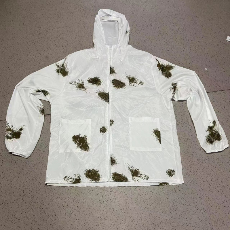 Ghillie kostim kamuflaža zima, poliester tkanina, zaštita od zračenja, unisex