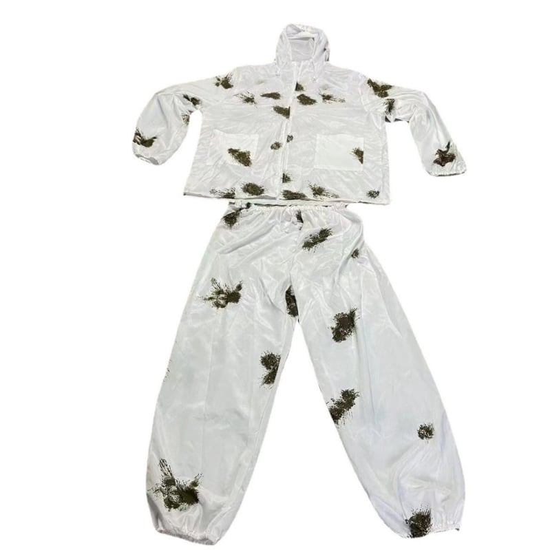 Ghillie kostim kamuflaža zima, poliester tkanina, zaštita od zračenja, unisex