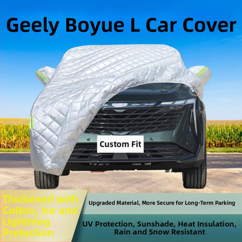 Geely Boyue L navlaka za auto protiv grada, debela, zaštita od sunca, vodootporna i otporna na snijeg, toplinska izolacijska tkanina