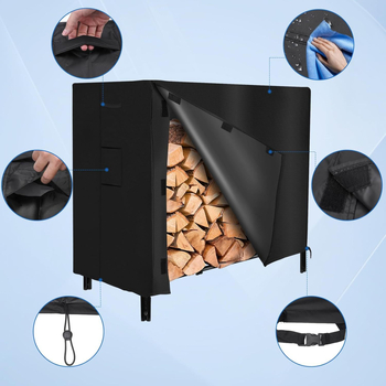 Vanjsko pokrivalo za drva – Oxford platno, vodootporno, otporno na sunčevu svjetlost i prašinu