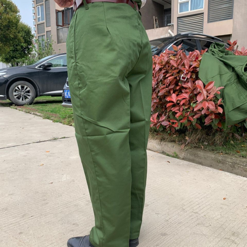 Pantalone za trening 65-stil, izdržljiv poliester, jednobojni uzorak, proljeće muške uniforme