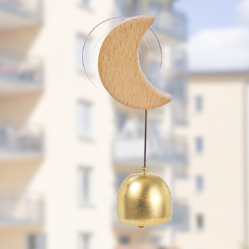 Pandantiv decorativ clopoțel de vânt, metal, manual, stil modern minimalist, pandantiv